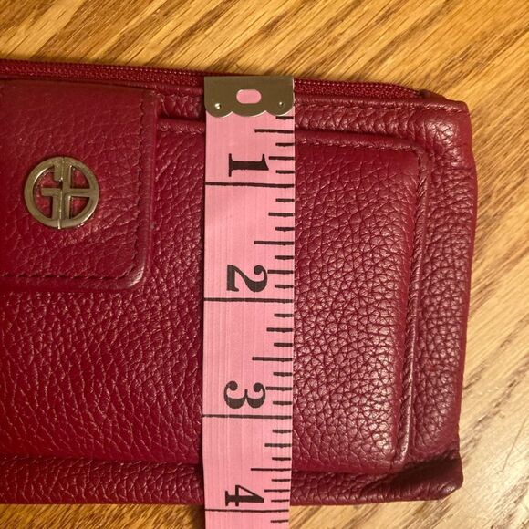 Giani Bernini Red Leather Wallet - Picture 7 of 8